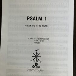 Bladmuziek Psalm 1